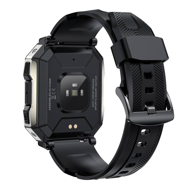 PG333 1.91 inch Waterproof Smart Sports Watch Support Heart Rate Monitoring / Blood Pressure Monitoring(Black)_voghion.com