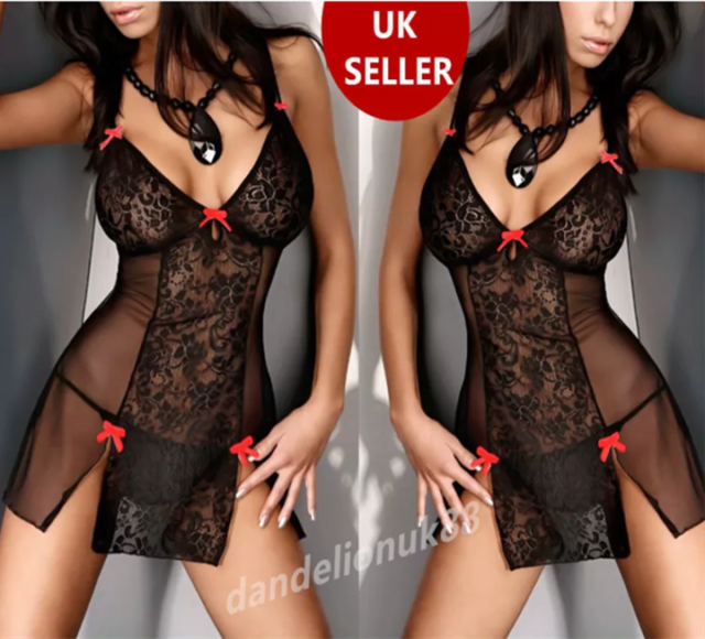 Lingerie sexy taglie forti 8-26 trasparente pigiama da notte più intimo_voghion.com
