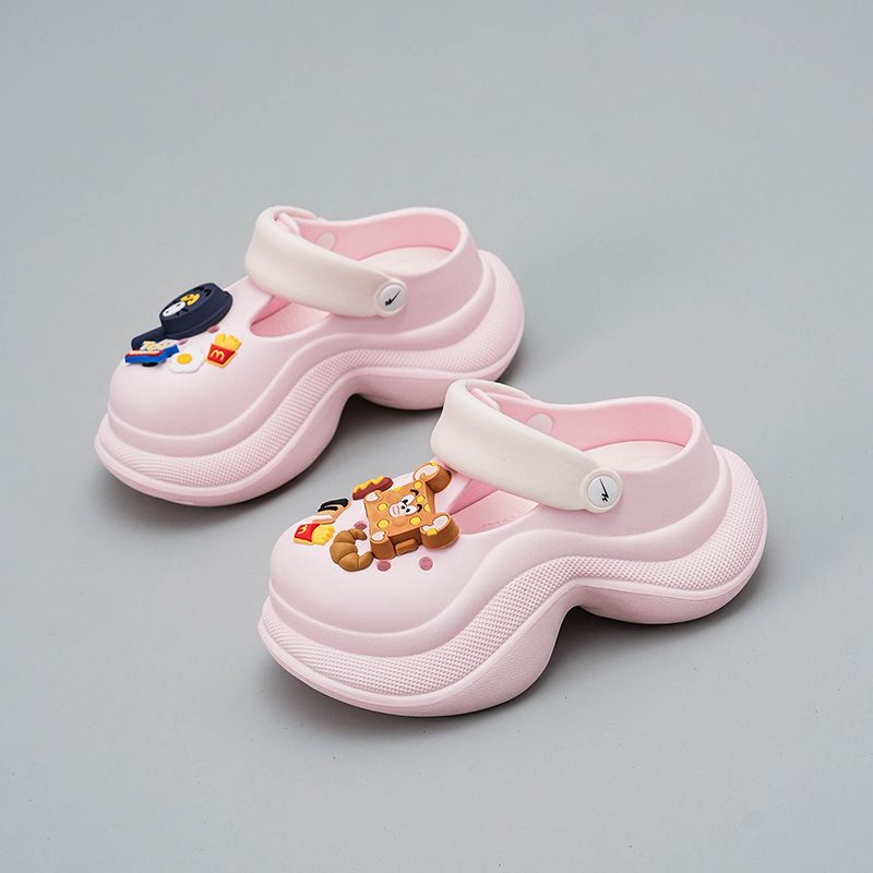 Ch1610-Tom Cat Women's Shoes 2025 New Summer Clogs Versatile Thick Soft Sole Height Increasing Slippers_voghion.com