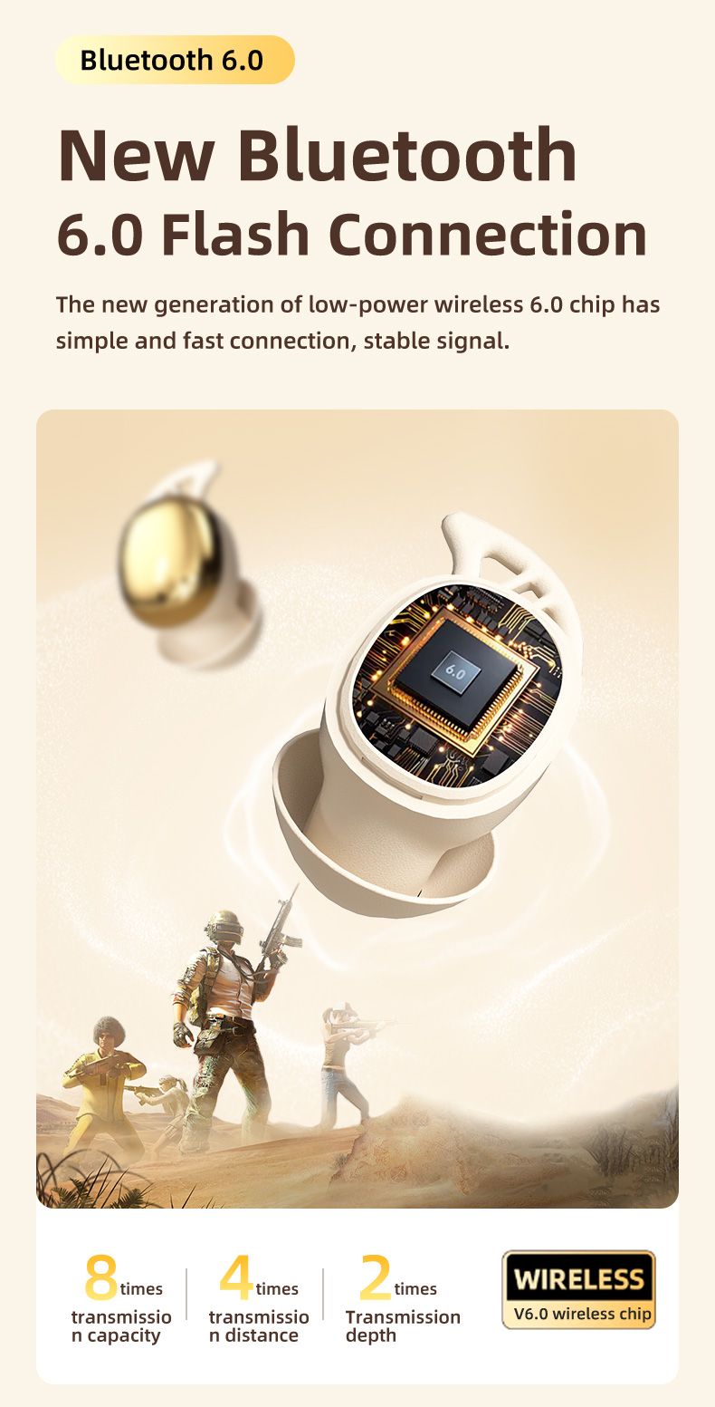 Auricolari vibranti per massaggio facciale S13 Bluetooth V6 TWS Auricolari a rullo vibrante in-ear Cuffie wireless Mini auricolari softpad_voghion.com