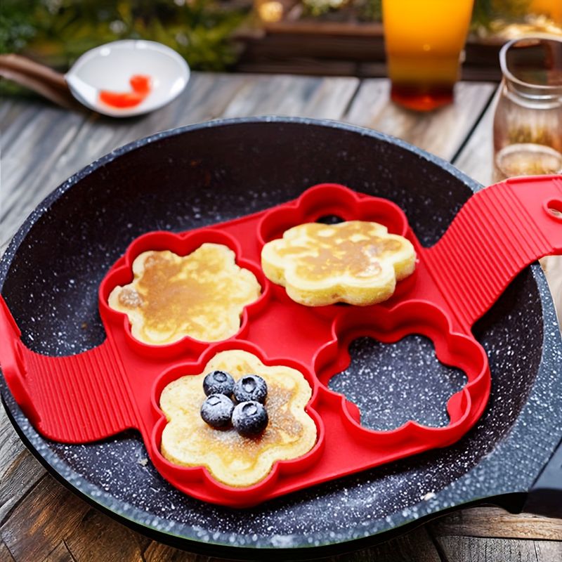 1 anello antiaderente in silicone per pancake all'uovo per colazioni perfette e per cucinare in cucina_voghion.com