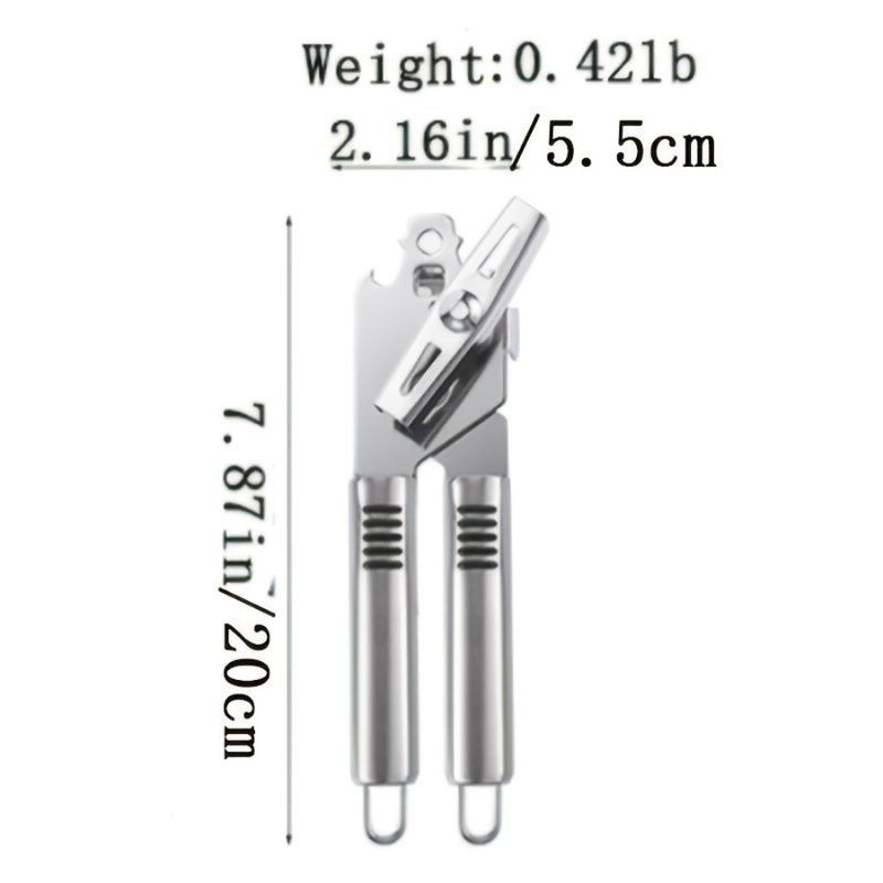 Apriscatole manuale multifunzionale per esterni da 7,87 pollici * 2,16 pollici, 1 pezzo, forniture per la cucina, cacciavite per lattine, birra, semplice apertura delle bottiglie_voghion.com