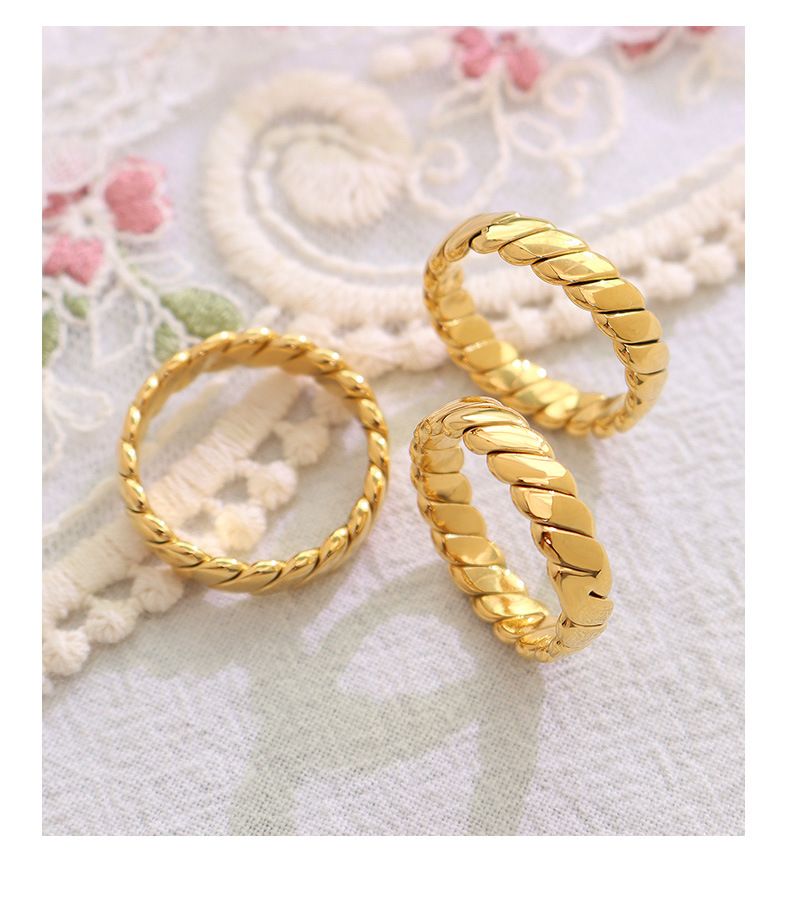 Marka kald stil falmer ikke nisjedesign geometrisk vanlig ring roterbar ring A303_voghion.com