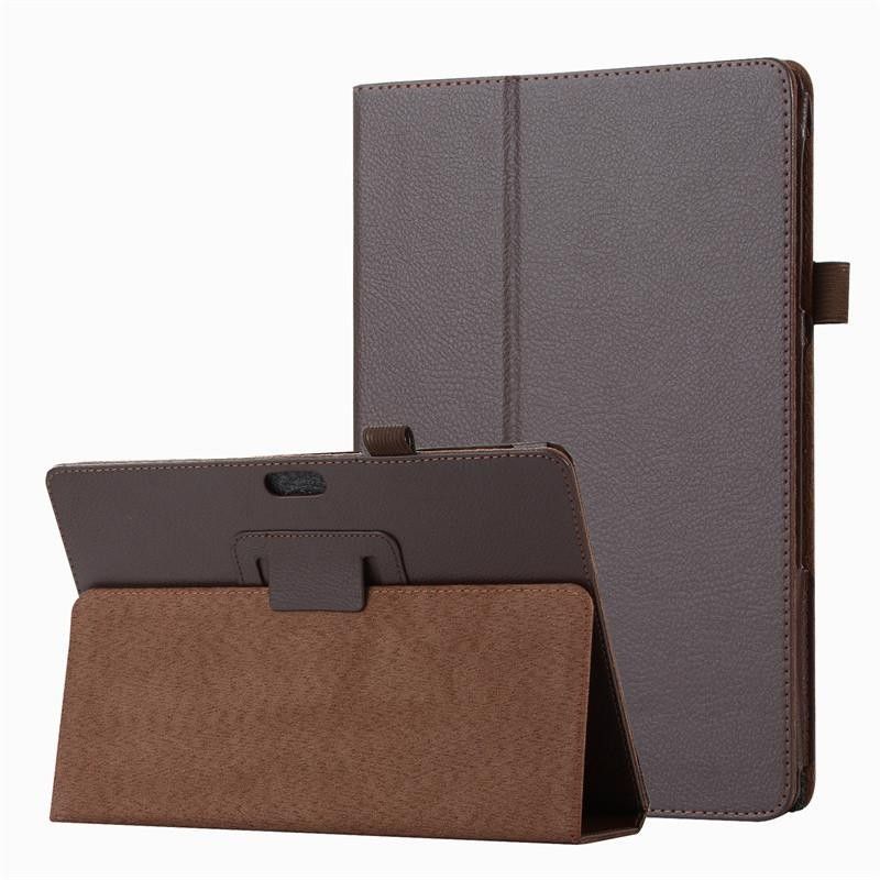 For Microsoft Surface Pro 3 4 5 6 7 8 9 12.3 Inch Two Fold Folio Litchi PU Leather Tablet Case Stand Cover_voghion.com
