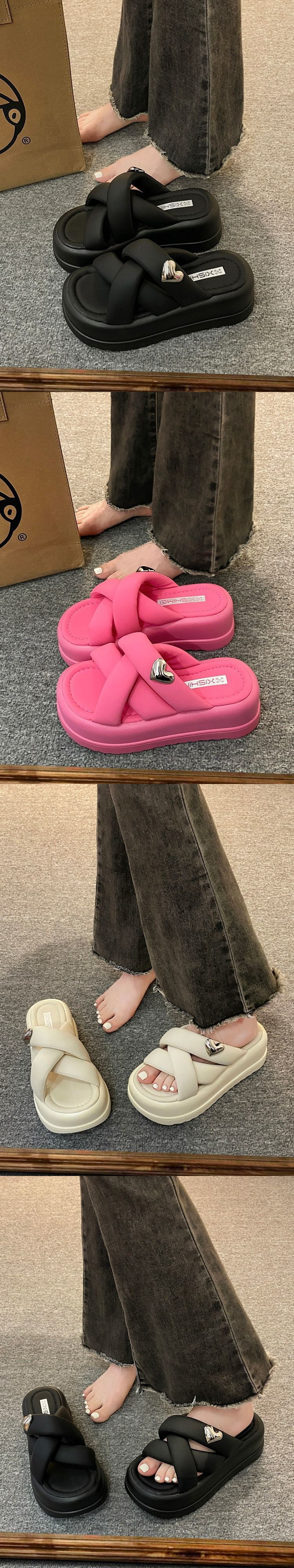 Women Slippers Outdoor Rubber Cushioned_voghion.com