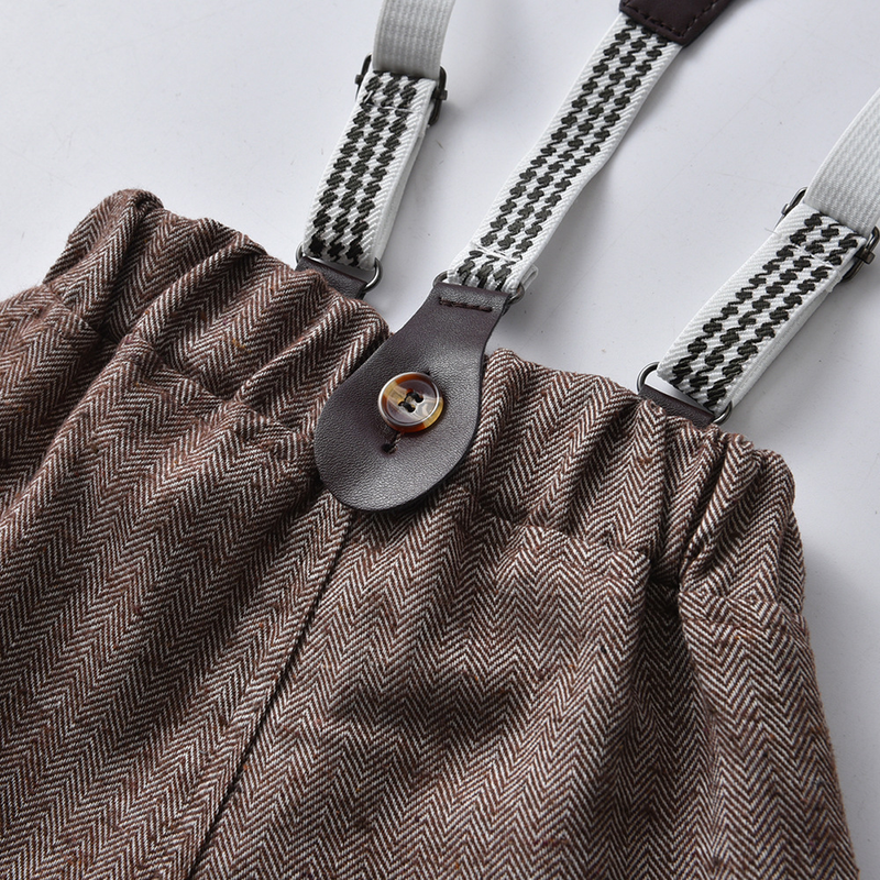 Kinderkleidung Frühling Jungen Weste Gentleman Kleid Neuer Kinderanzug Langarm Weißes Hemd Overalls Laufsteg Geburtstagsleistungskleidung_voghion.com