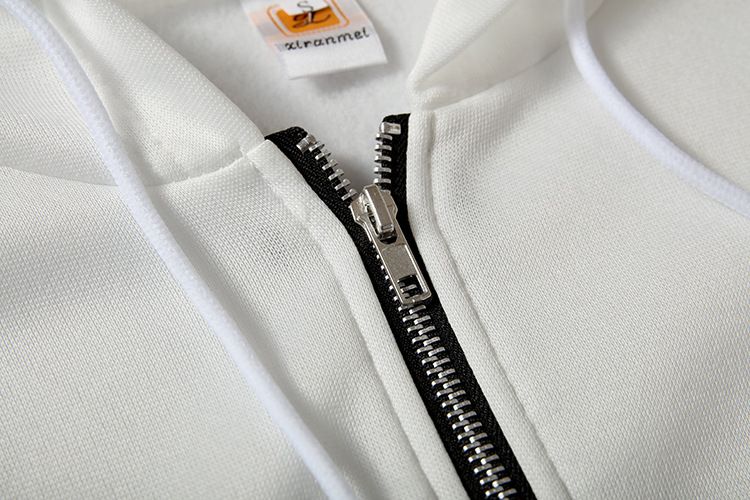 Women's Autumn New Loose Top Cross Hot Diamond Zipper Hooded Sweatshirt_voghion.com
