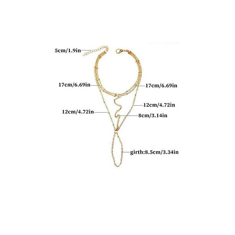 Braccialetto regolabile con catena di perline in rame semplice e personalizzato, stile bohémien_voghion.com