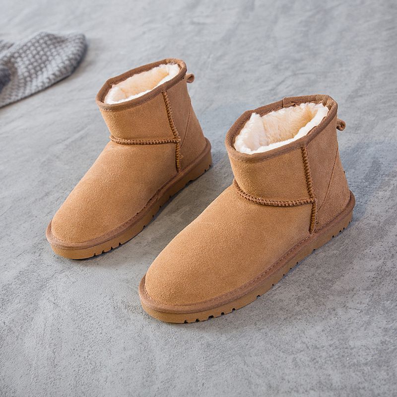 2025New Australian XLL А UG leather learning short men's and women's snow boots for winter_voghion.com