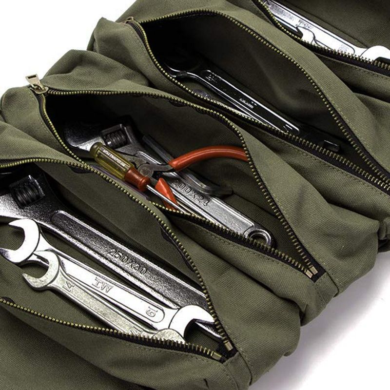 Rol gereedschap Rol multifunctionele gereedschap Rol opbergtas Sleutel Rol etui Hangende gereedschapstas Rits Draagtas_voghion.com