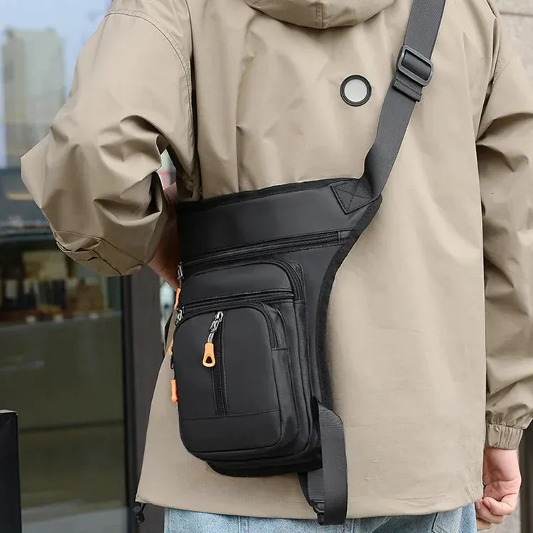 Adatto sia per uomini che per donne, borsa a tracolla laterale per motociclisti, tattica, da motociclista, da indossare in vita, 250806_voghion.com