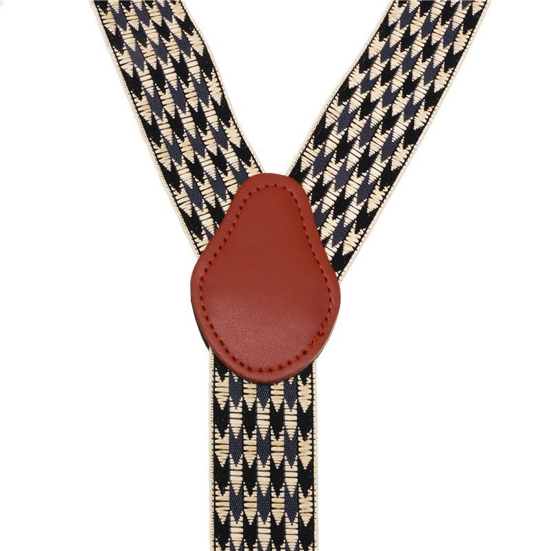 Hosenträger für Herren mit 6 Clips, lässige Mode, Unisex-Hosenträger, elegante braune Hemdhosenträger aus Leder, verstellbarer Gürtelgurt, Geschenk für Papa_voghion.com