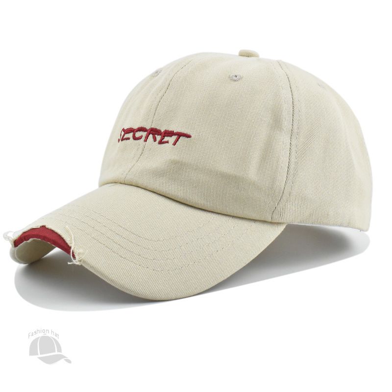 Neue Baseballkappe mit dreidimensionaler Stickerei und Loch für Herren und Damen_voghion.com