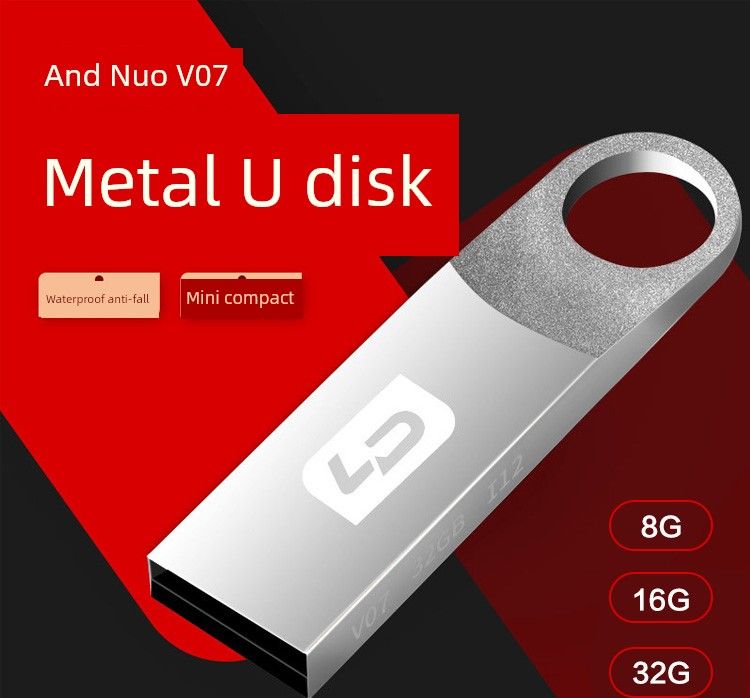 LD/Henuo V07 - Mini disco flash USB de alta velocidad para vehículo (8/16/32/64/128 GB), resistente al agua, venta al por mayor_voghion.com