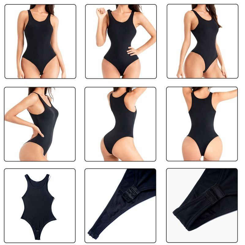 VoleFox Sexy Plus Size Corset Bodysuit Open Crotch Butt Lift Shapewear For Women Tummy Control_voghion.com