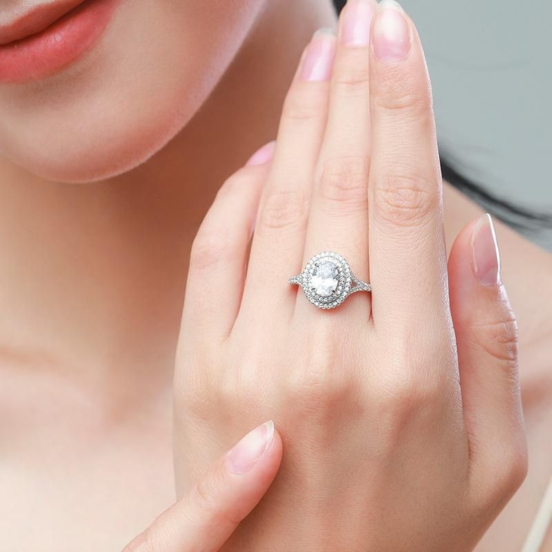 Tancise Anello in argento con zirconi classici Gioielli da donna Promessa di nozze Regalo per feste_voghion.com