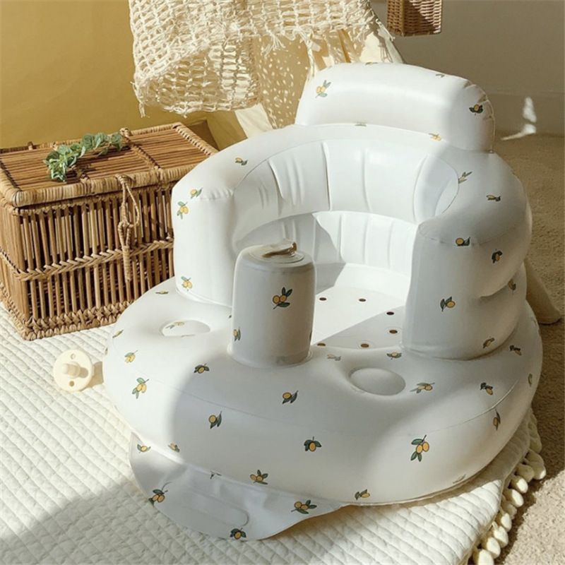Ins Sgabello da bagno pieghevole portatile per bambini, sedia anti-caduta, sedia da scuola, divano gonfiabile in PVC, sedia da allenamento_voghion.com