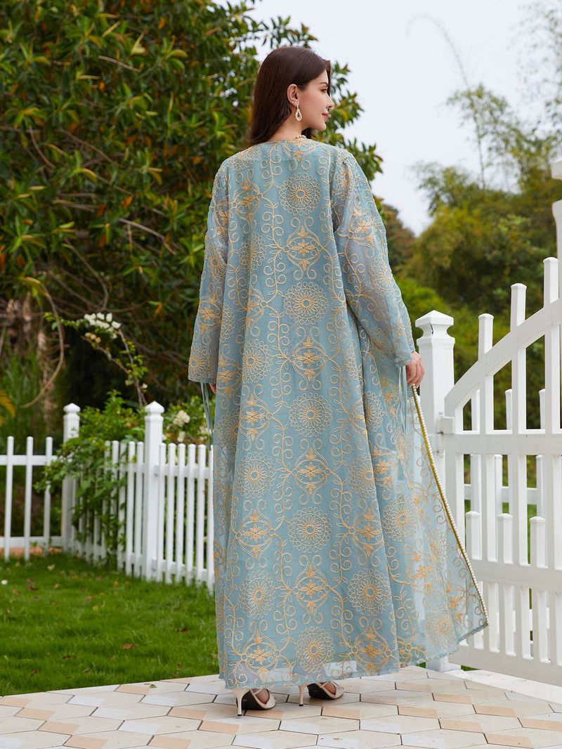 Abito da sera musulmano saudita in due pezzi, abito da donna_voghion.com