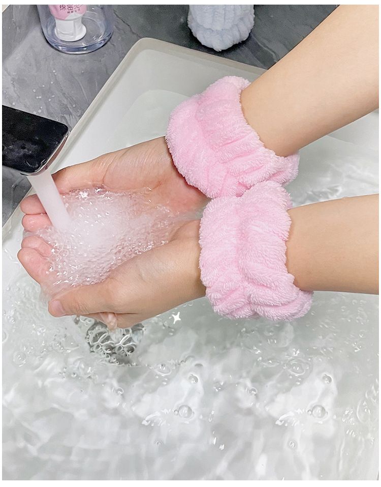 Was je gezicht, pols met anti-spatwater tot aan de manchetten, was met waterblokkerende en vochtbestendige mouwen, absorberende handdoeken, polsbeschermers_voghion.com