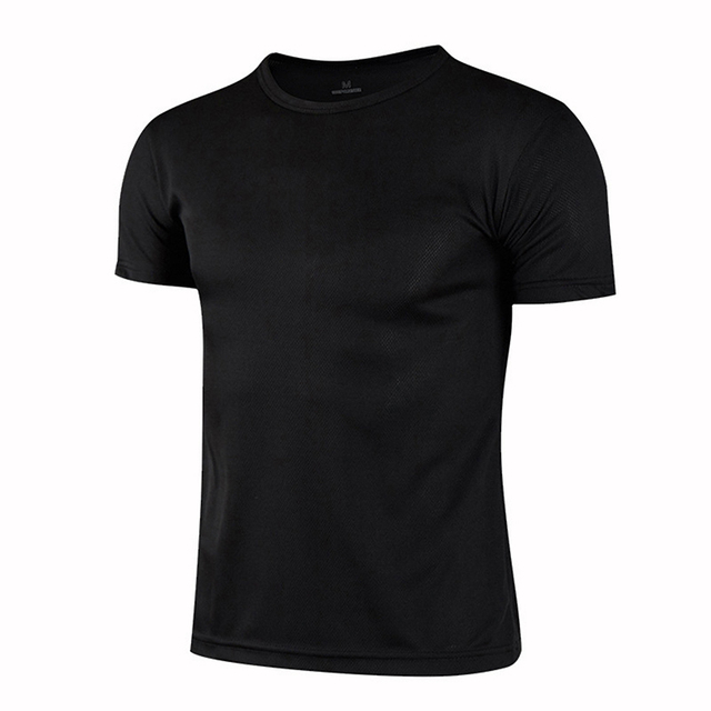 2023 New Summer Breathable Mesh Men's Quick-dry Basic T-shirts Sportswear T Shirt Male Running Cool Tees_voghion.com
