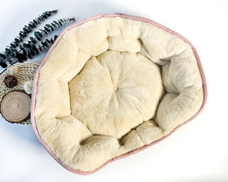 Warm Cat Dog Long Plush Round Nest Winter Mat Bed Pet Daily Necessities_voghion.com