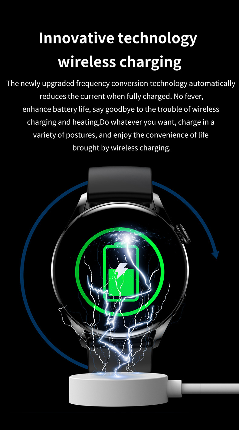 Smart Watch - Chiamate Bluetooth, Fitness Tracker, Monitoraggio della frequenza cardiaca e dell'ossigeno nel sangue, Impermeabile per uomini e donne_voghion.com