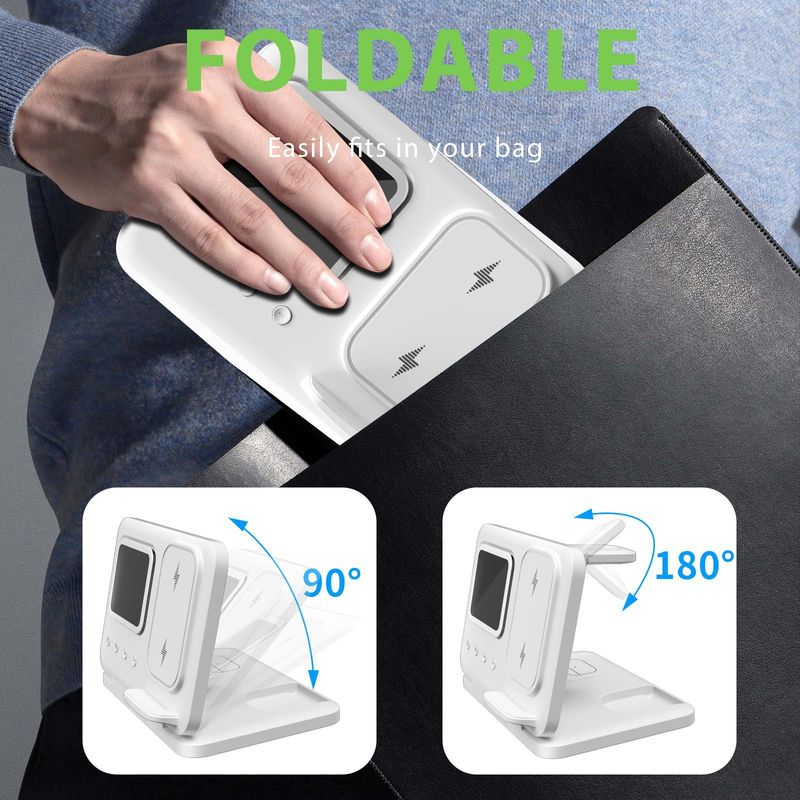 Wireless Charger Three-in-One For Huawei Iphone Iphone16 Samsung Mobile Phone Neutral Iphonewatch10 Watch 4 Headset_voghion.com