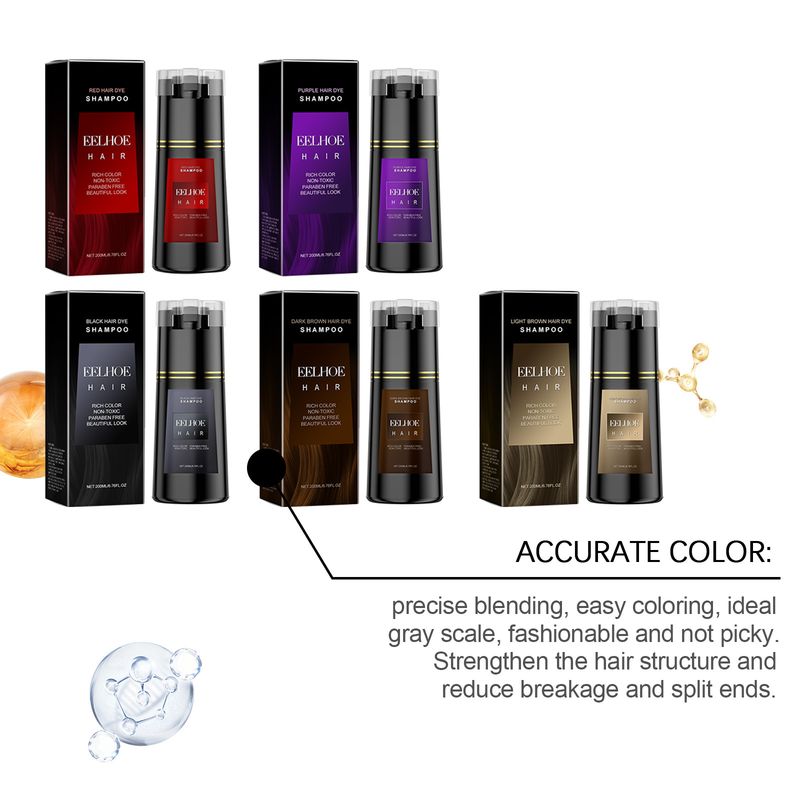 Shampoo delicato EELHOE Plant Extract Care multicolore fai da te con tendenza colore_voghion.com