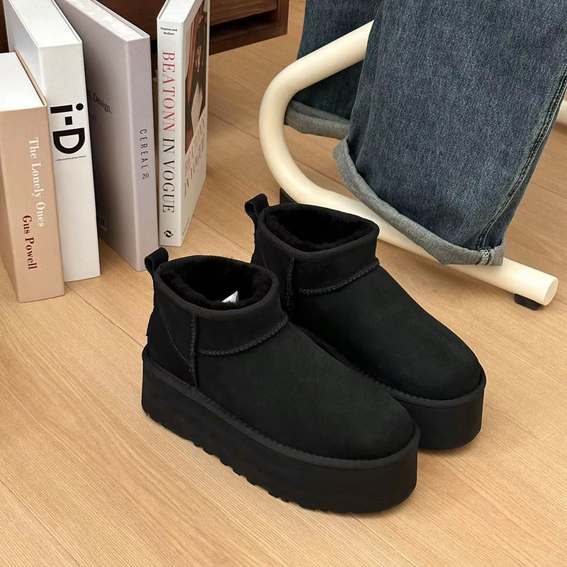 2023 New Snow Zhou Dongyu Mini stivali corti rialzati con suola spessa scarpe da donna_voghion.com
