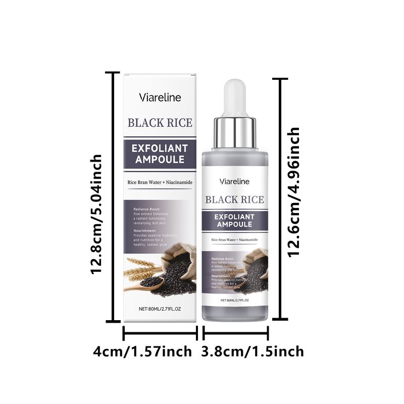 VIARELINE Essenza detergente viso al riso nero, esfoliante, nutriente, emolliente, delicata sui pori_voghion.com