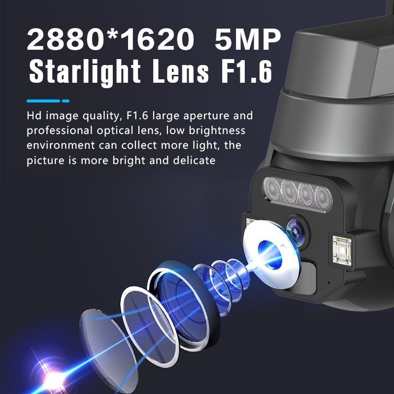 CF-Q812ES 5MP Zweiwege-Sprach-Outdoor-IP66-wasserdichte WiFi-Kamera, Steckertyp: AU-Stecker (grau)_voghion.com