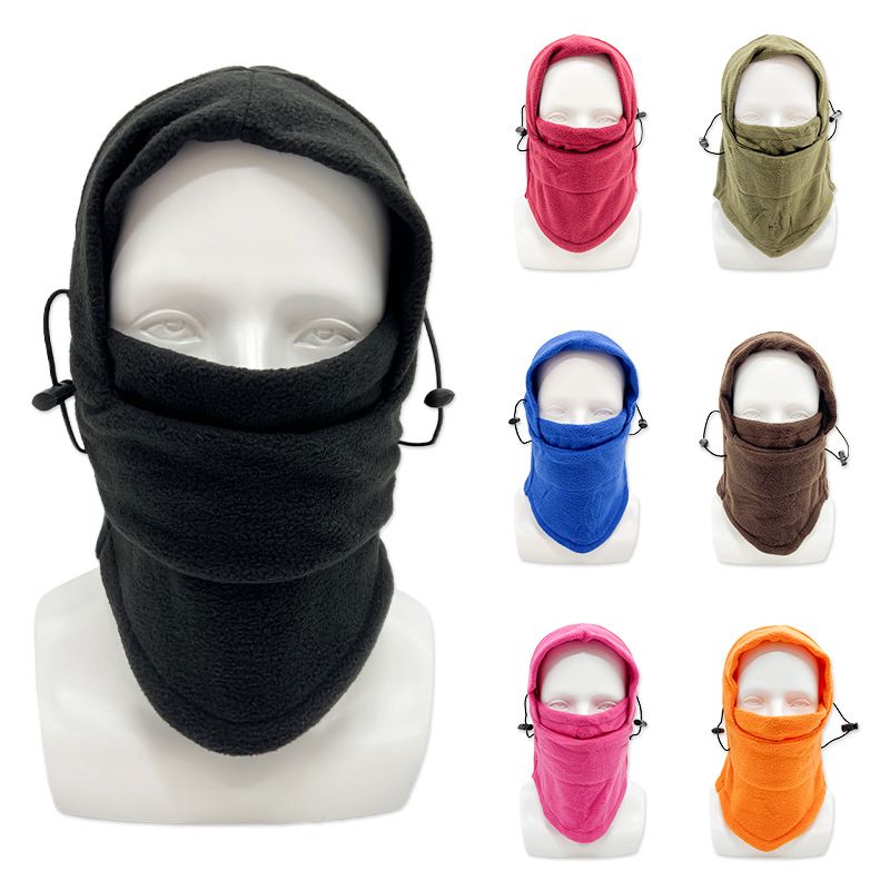 Passamontagna invernale unisex in pile – Scaldacollo termico antivento per ciclismo, per sport all'aria aperta e motociclismo_voghion.com