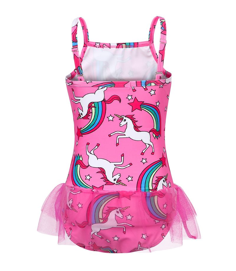 Maillot de bain une pièce pour filles européennes et américaines Mother & Kids Maillot de bain une pièce pour enfants d'été Maillot de bain une pièce respirant à séchage rapide pour enfants_voghion.com