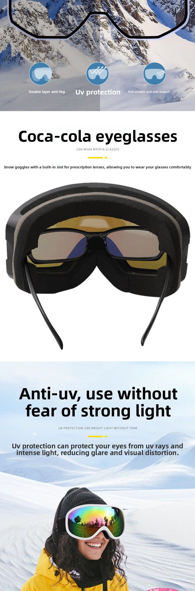 2025 New Spherical Goggles Double Layer Anti-Fog Unisex Outdoor Ski Glasses_voghion.com