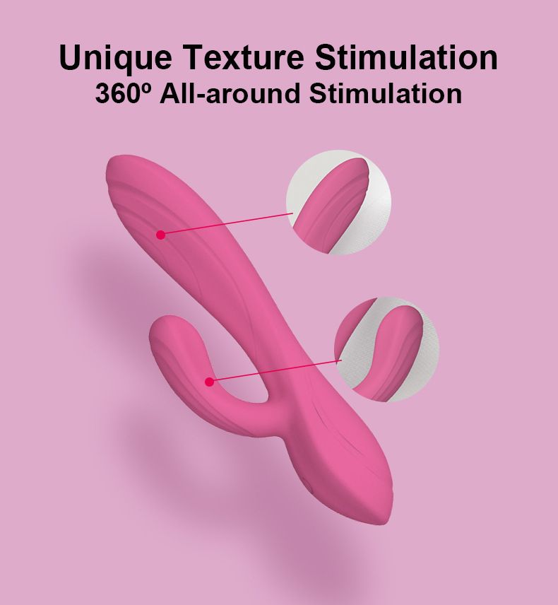 New Liquid Silicone Full Coverage Vibrator Female Masturbator Dual Head G-Spot Massager_voghion.com