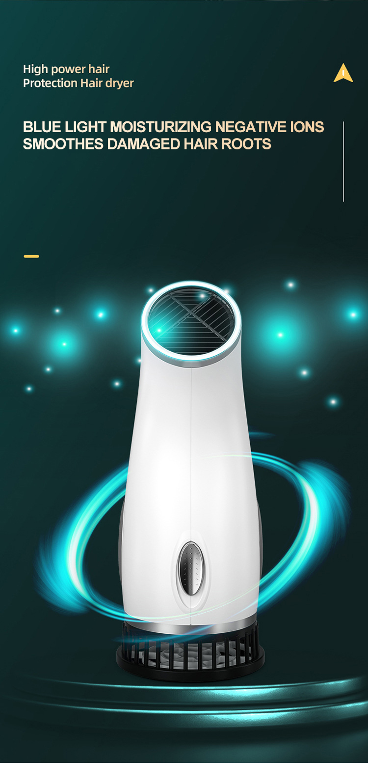 Nuovo stand-up desktop appeso a parete 1200 W forte potenza asciuga rapidamente salone di ioni negativi asciugacapelli senza maniglia_voghion.com