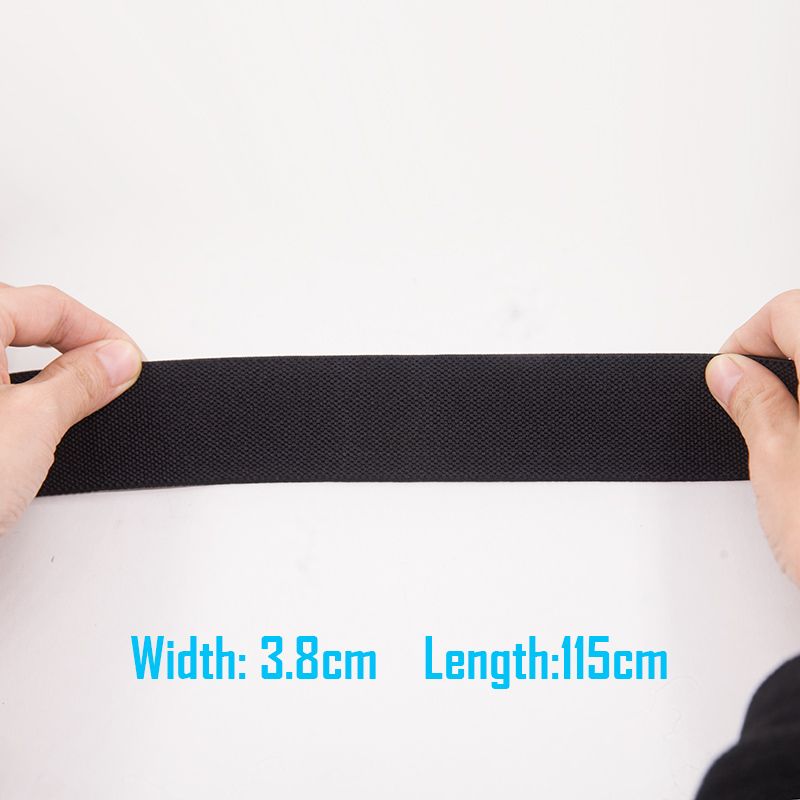 HOT Men Wide Elastic Women Adjustable Waist Belt with Plastic Pling Buckle Shirt Stay Waistband for Fiess Work Pant_voghion.com