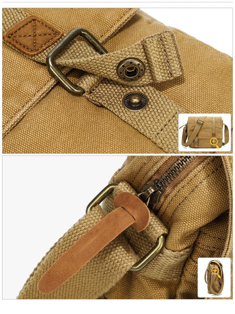 Canvas Tasche Vintage Canvas Umhängetasche Trend Herren Einkaufstasche Mode Umhängetasche für Männer_voghion.com