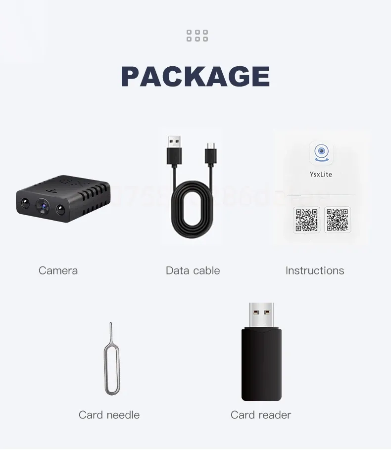 1080P HD Mini WIFI Kamera Akıllı Ev Güvenliği IR Gece Görüşü Geniş Açı Mikro Kablosuz Gözetim Kameraları Video_voghion.com