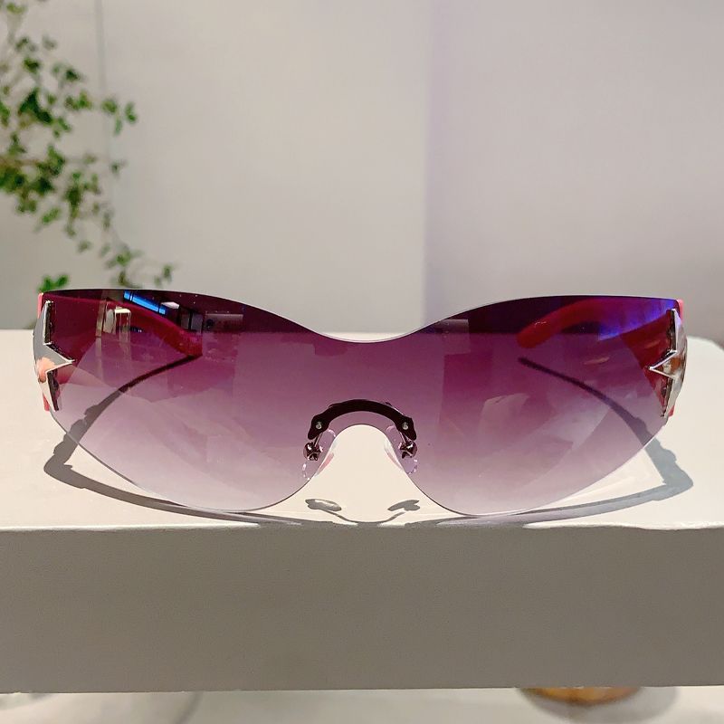Randlos Sonnebrëller Outdoor Vëlofueren Lafen Anti-Blend Sonnebrëller Männer a Fraen_voghion.com