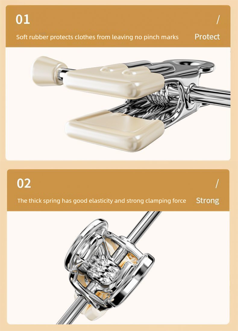 Clip Household Non-marking With Clips For Short Neck Wardrobe Built-in Pants Hanger_voghion.com