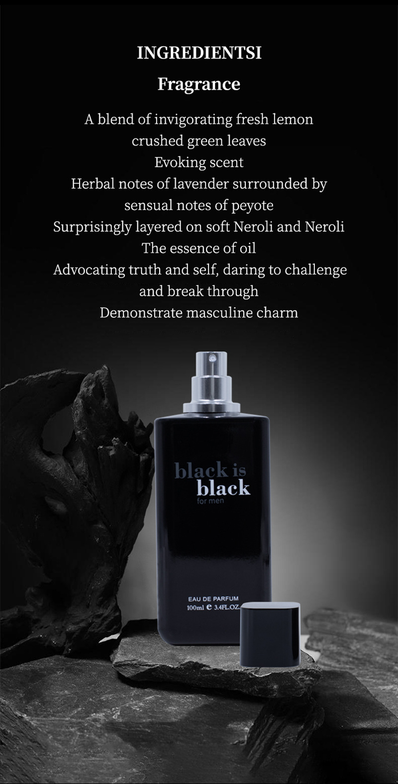 Fragrância de madeira 100ml perfume masculino, fragrância floral oriental fresca duradoura, perfume_voghion.com