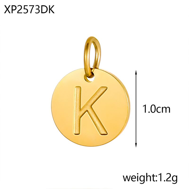 Stainless Steel Alphabet Charms A-Z Set, DIY Jewelry Making Supplies, Personalized Letter Pendants For Necklaces, Bracelets & Crafts (Gold/Silver)_voghion.com