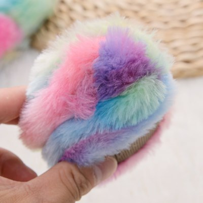 Pantofole soffici per ragazzi e ragazze Comode scarpe da casa in peluche Pantofole antiscivolo per interni ed esterni Slip Comode pantofole in cotone Pantofole in cotone_voghion.com