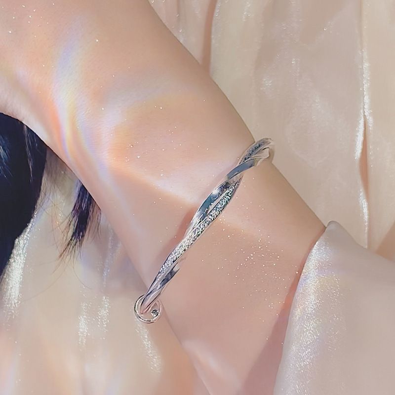 Set di bracciali bangle in argento per donna, stile Boho, multistrato, con texture a pila, bracciale bangle indiano spesso per donna, per teenager_voghion.com