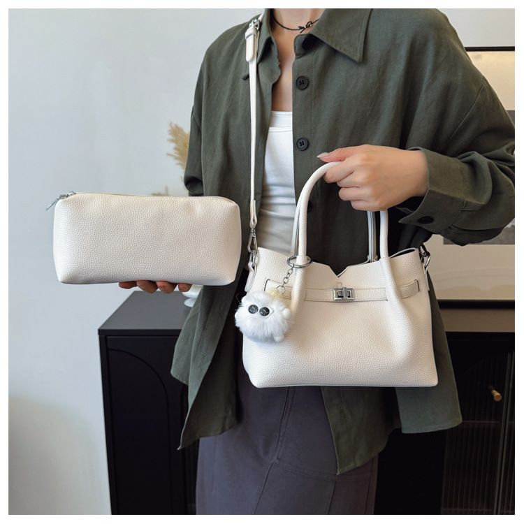 Borsa a secchiello personalizzata alla moda per donna, borsa a tracolla sottobraccio, borsa a mano casual da pendolare_voghion.com