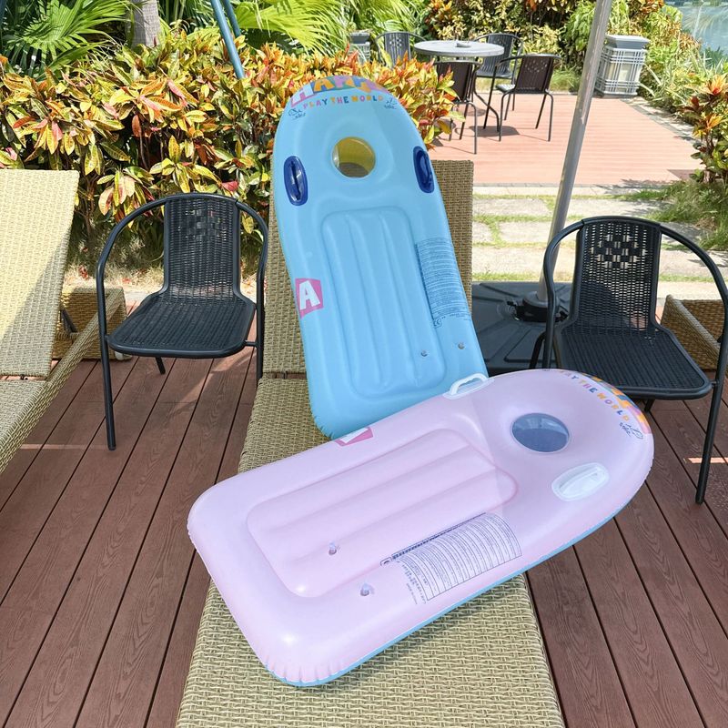 Pool & Accessories Kids Swimming Training Board With Handles Inflatable PVC Kickboard For Beginner Swimmers_voghion.com