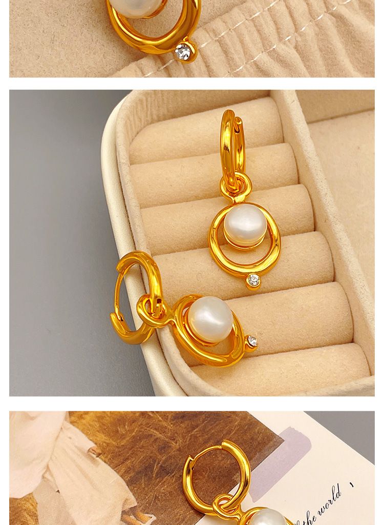 Süßwasserperlenohrringe mit Nischendesign, exquisitem Temperament und Ohrschmuck_voghion.com