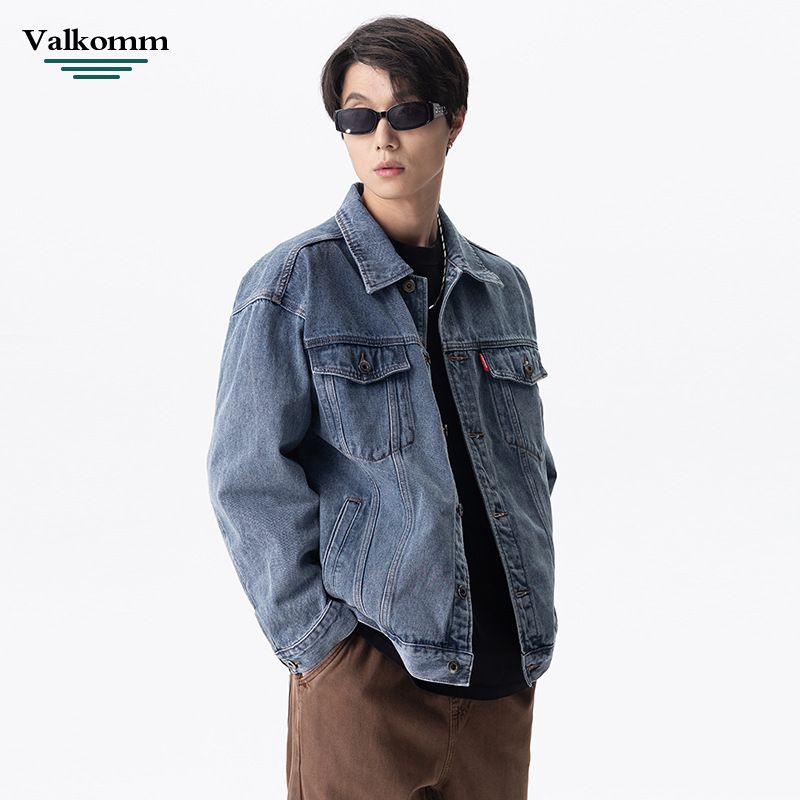 Suitable For All Seasons 2025 Spring New American Style Men's High-end Casual Denim Jacket_voghion.com