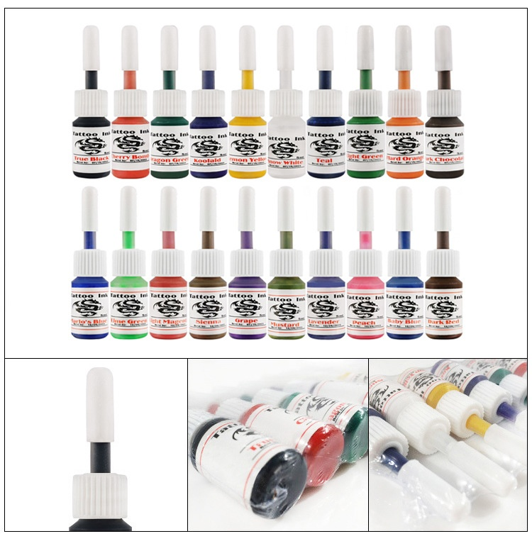 20 Kleuren Drie Een Stempelmachine Set Gereedschap Ou Liang Tattoo Uitrusting_voghion.com
